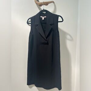 Forever 21 sleeveless suit, jacket, business lapels short sleeve black